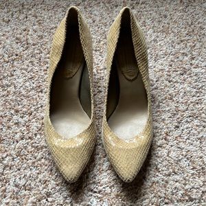 Banana Republic snakeskin heels